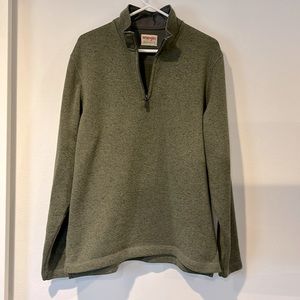 Men’s medium Wrangler half zip sweater